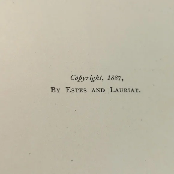True First Edition, 1887, Hans Christian Andersen's Fairy Tales, Estes & Lauriat - Picture 4 of 10